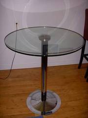Glass Top Bar Table in Perfect Condition
