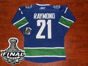 Vancouver Canucks #21 Mason Raymond Blue 2011 Stanley Cup Final Jersey