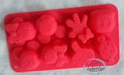 Disney MICKEY MOUSE SILICONE Mold Chocolate ICE Mould jello