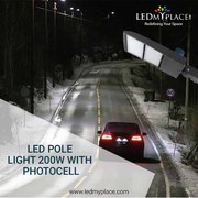 Ensure The Roadway Safety by 200W LED Pole Lights
