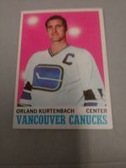1970-71 topps #117 Orland Kurtenbach Vancouver Canucks 