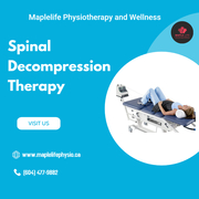 Spinal Decompression Therapy available at maplelifephysio