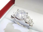 5 Stone Engagement Ring Style #4241 (diamond rings vancouver)