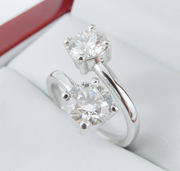 Two-Stone Diamond Ring Style#4317 (vancouver diamond engagement ring)